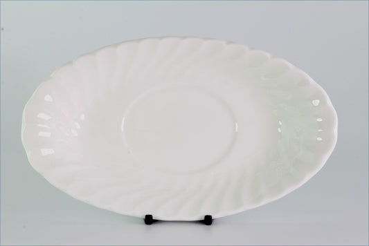 Wedgwood - Candlelight - Gravy Boat Stand ONLY
