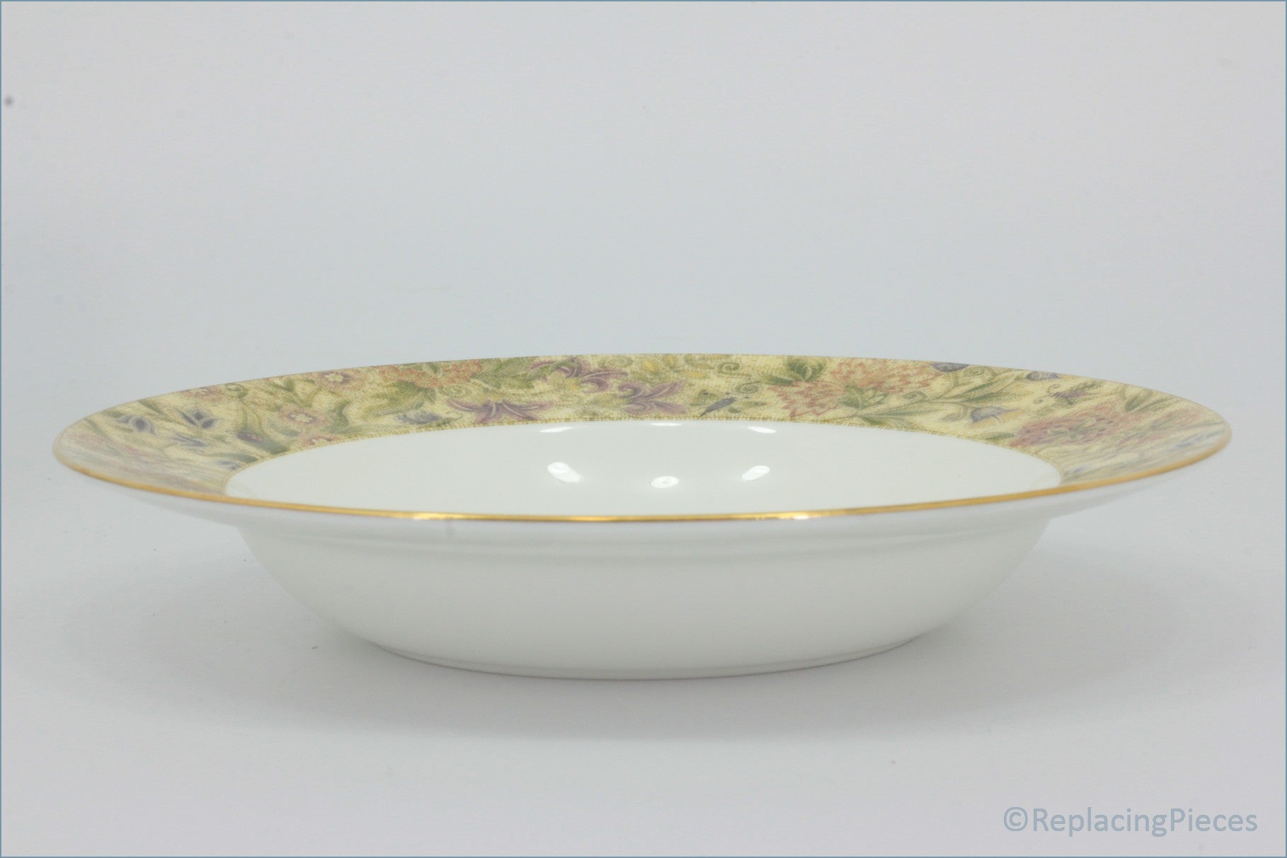 Wedgwood - Floral Tapestry - 8" Rimmed Bowl