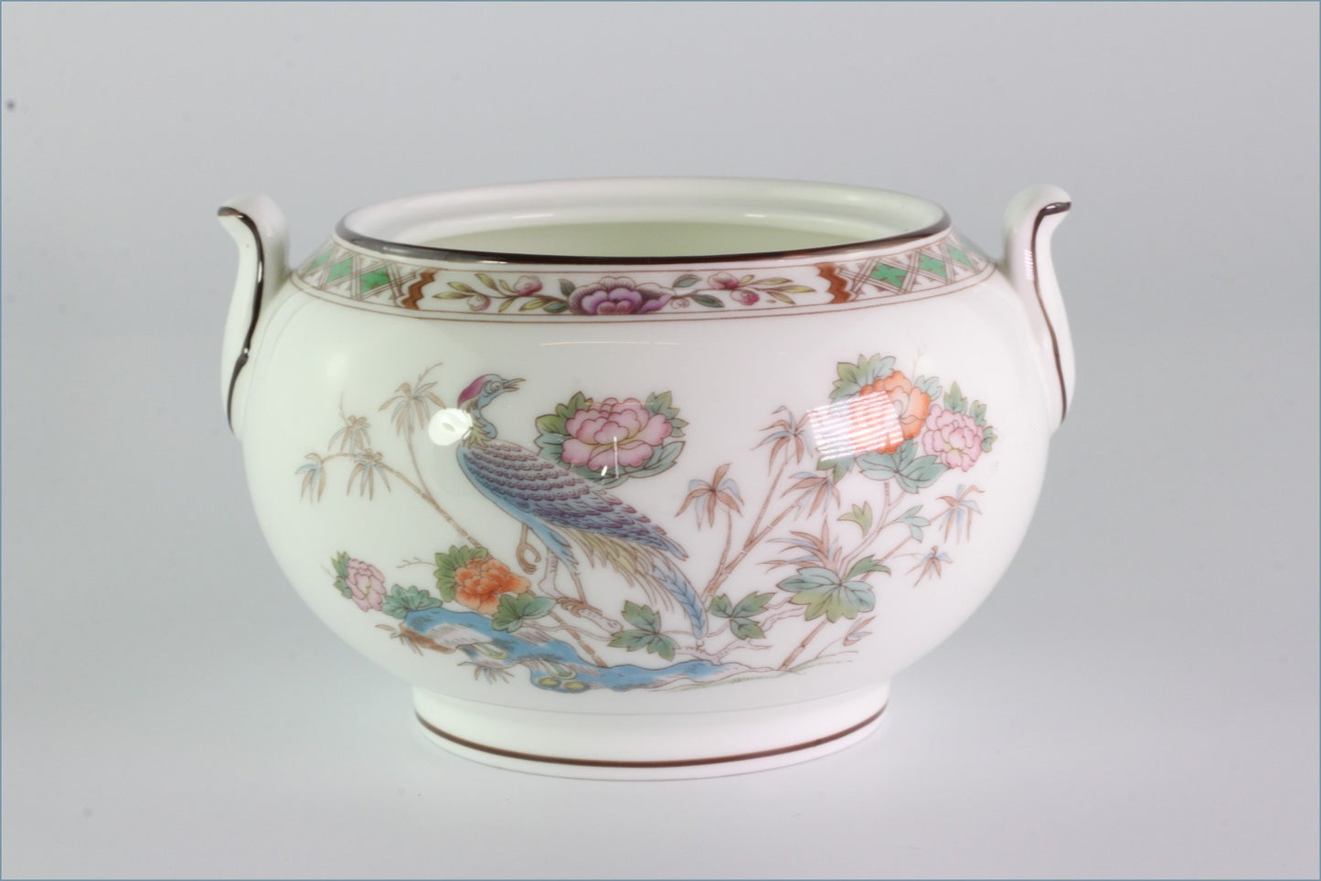 Wedgwood - Kutani Crane - Lidded Sugar Bowl (Squat) Base ONLY