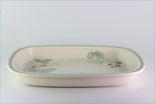 Wedgwood - Raspberry Cane - Oblong Roaster