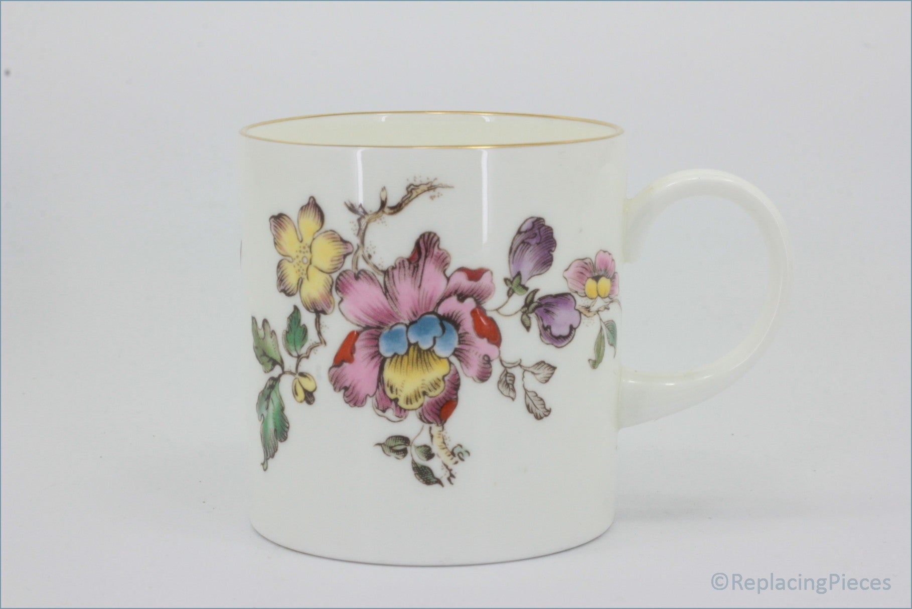 Wedgwood - Swallow - Coffee Cup (Gold Edge)