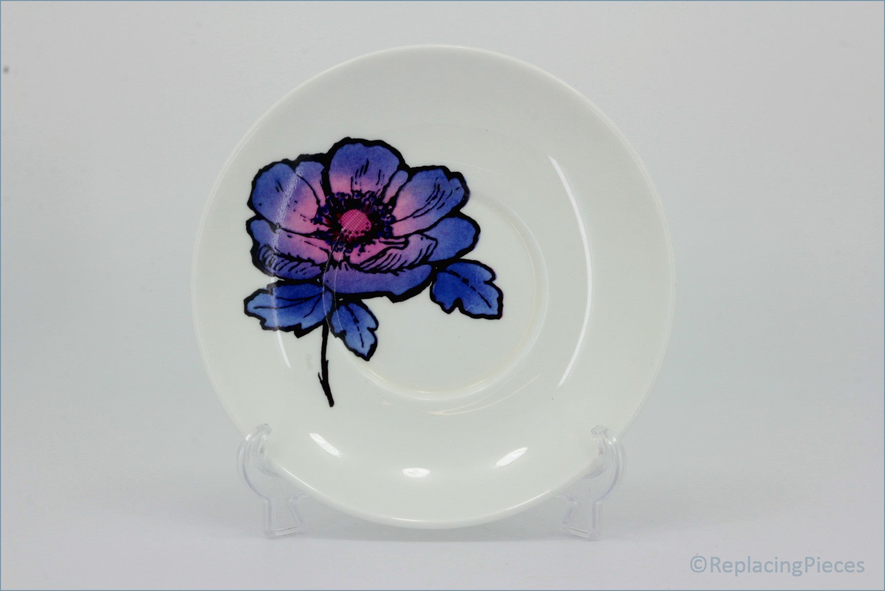 Wedgwood - Blue Anemone - Tea Saucer