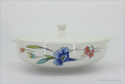 Woods - Alpine Meadow - Lidded Vegetable Dish (Plain Lid)