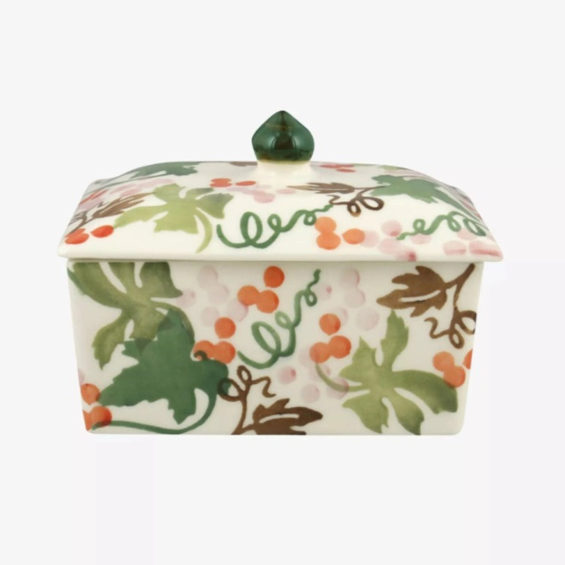 Emma Bridgewater - White Bryony - Small Lidded Butter Dish