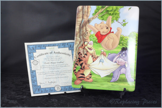 Bradford Exchange - Falling For Honey - Pooh's Happy Landing