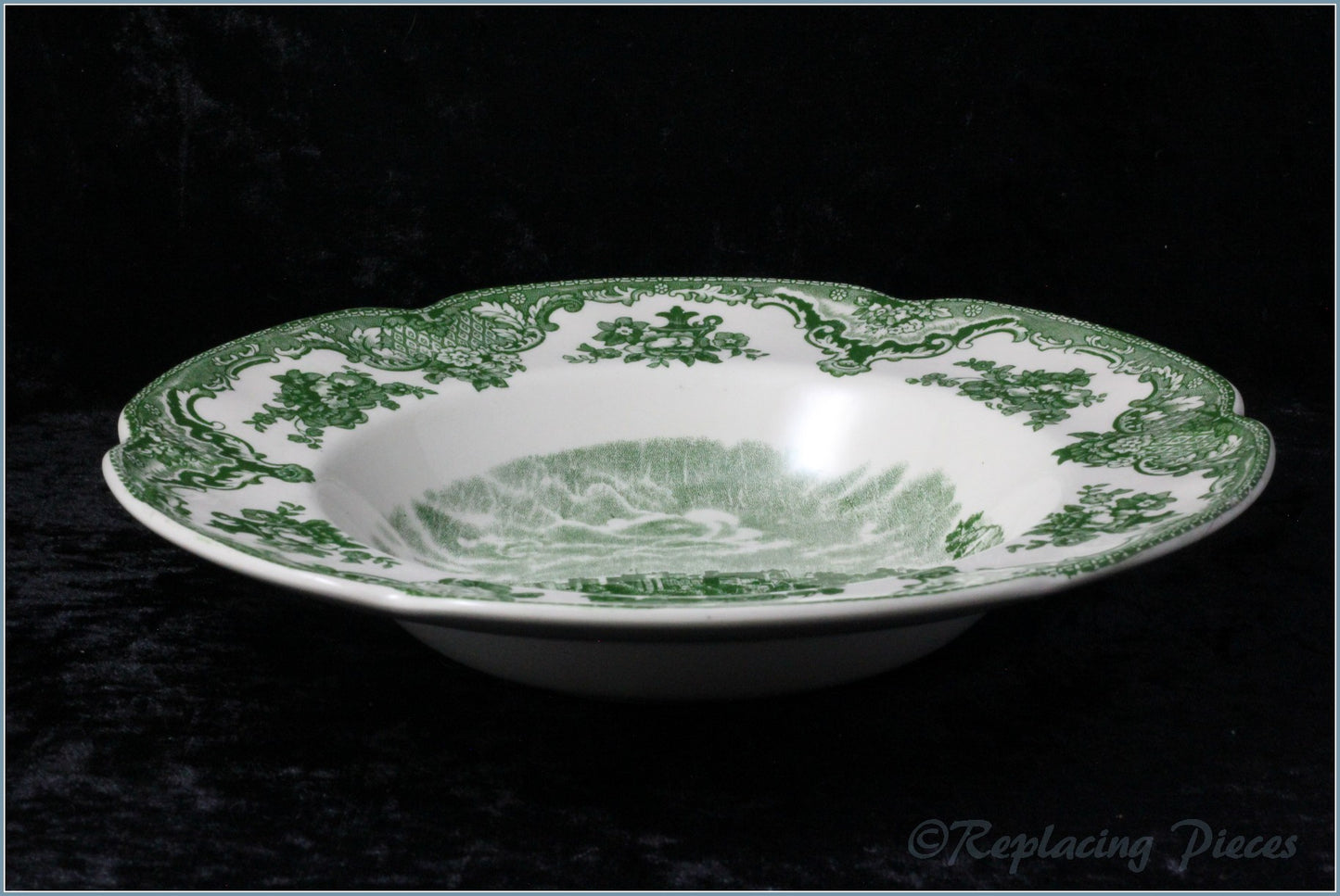 Johnson Brothers - Old Britain Castles (Green) - Rimmed Bowl
