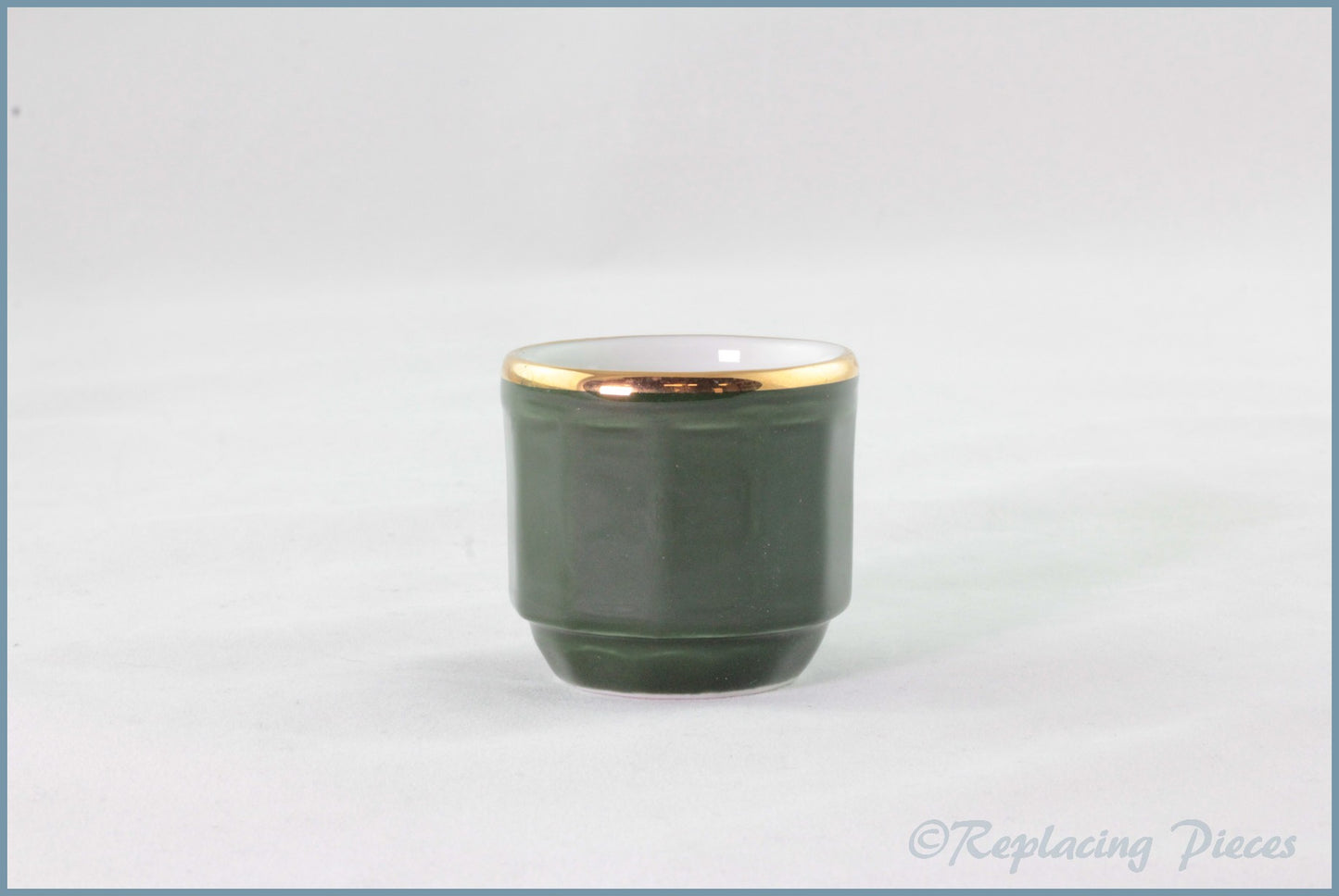 Apilco - Bistro (Green & Gold) - Egg Cup