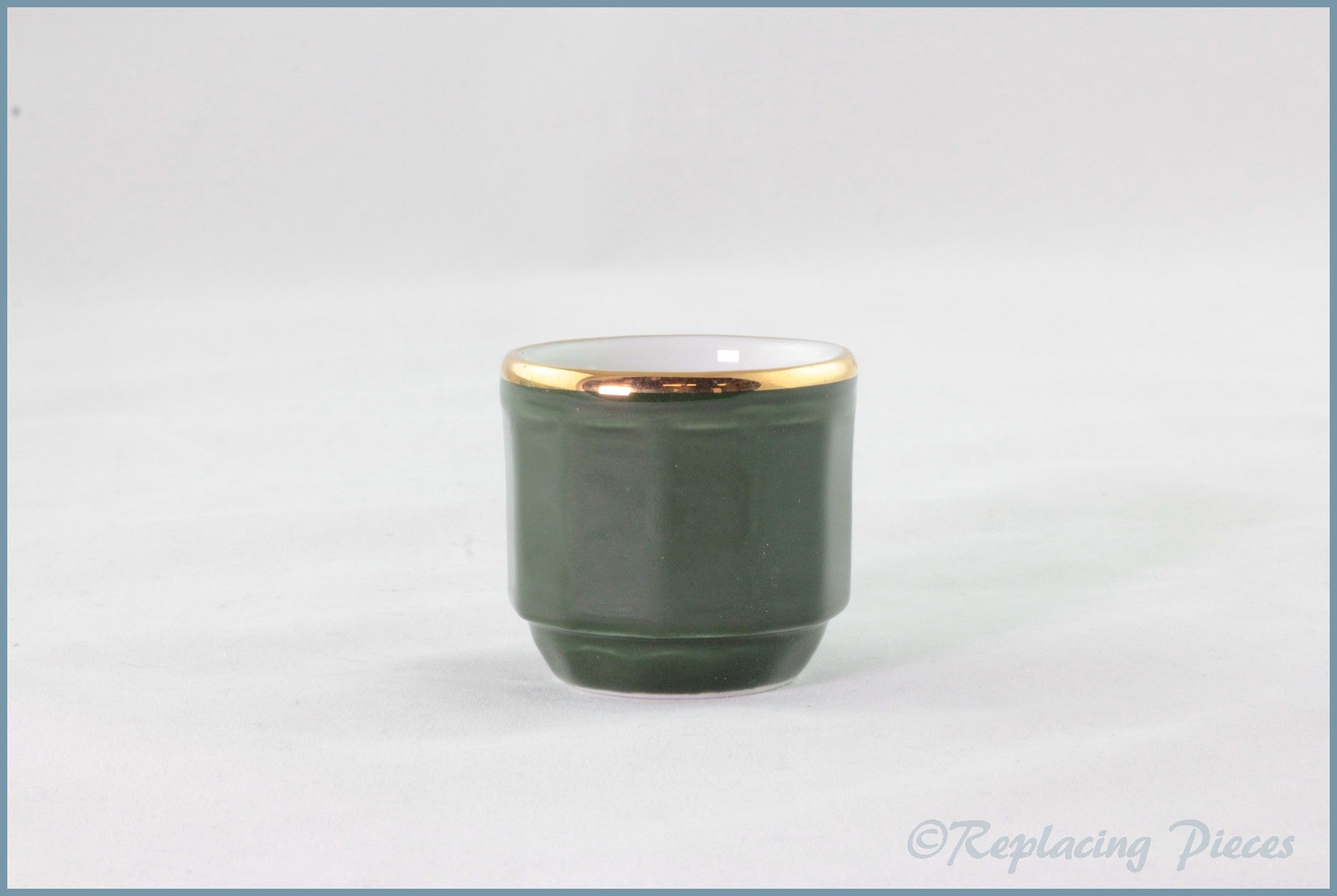 Apilco - Bistro (Green & Gold) - Egg Cup