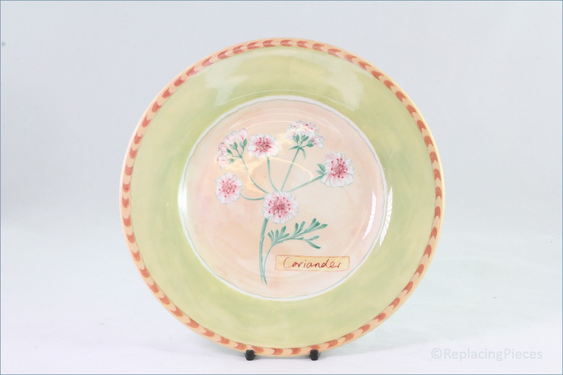 BHS - Garden Herbs - 8 1/2" Salad Plate (Coriander)