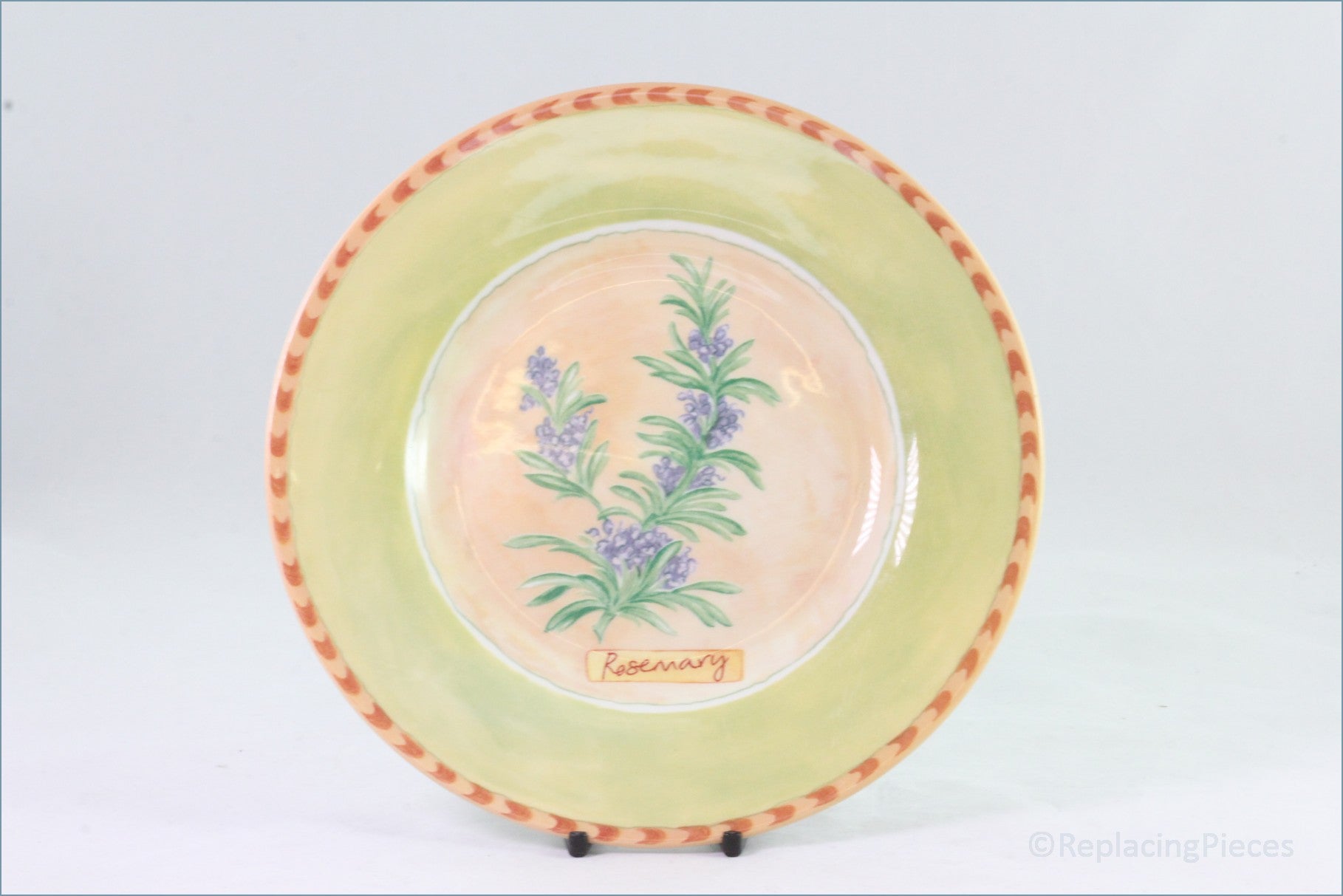 BHS - Garden Herbs - 8 1/2" Salad Plate (Rosemary)