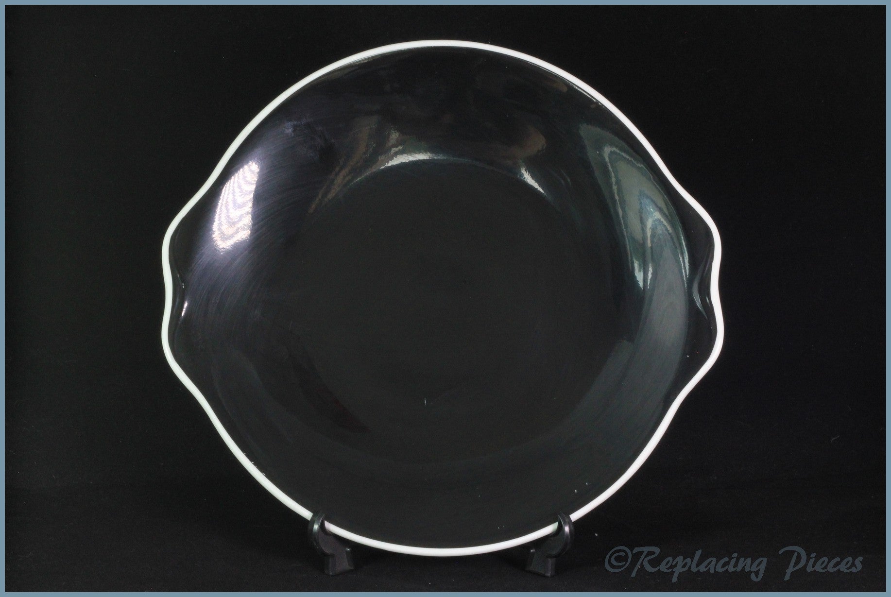 Royal Albert - Masquerade - Bread & Butter Serving Plate (Black)