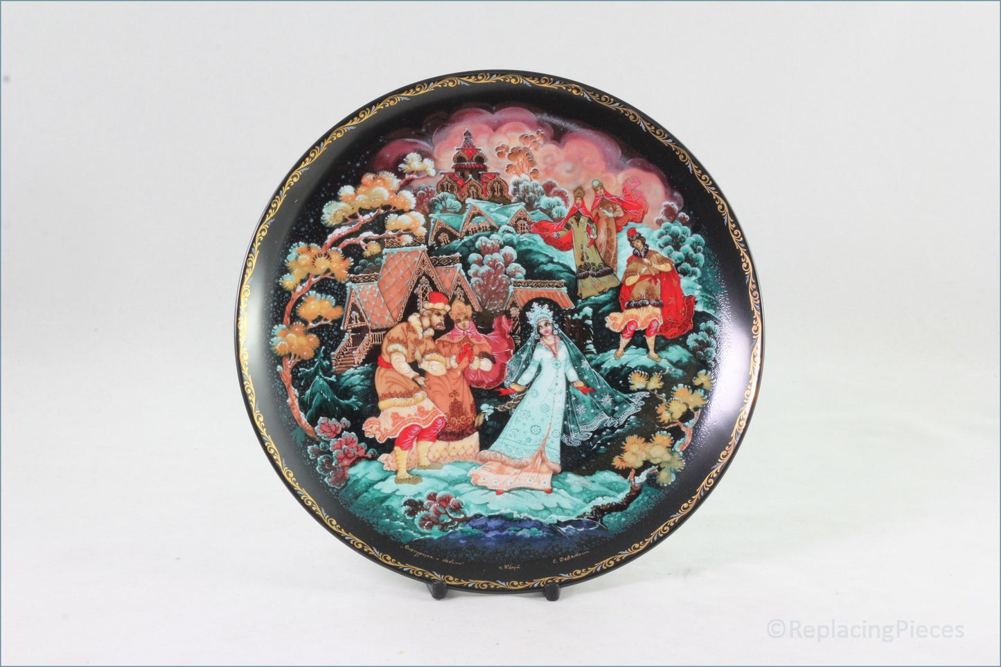 Bradford Exchange (Kholui Art Studios) - The Legend Of The Snow Maiden - The Snow Maiden And Her Parents (no.2)