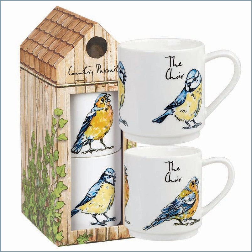 Queens - Country Pursuits - The Choir Stacking Mug Set In Gift Box - NEW