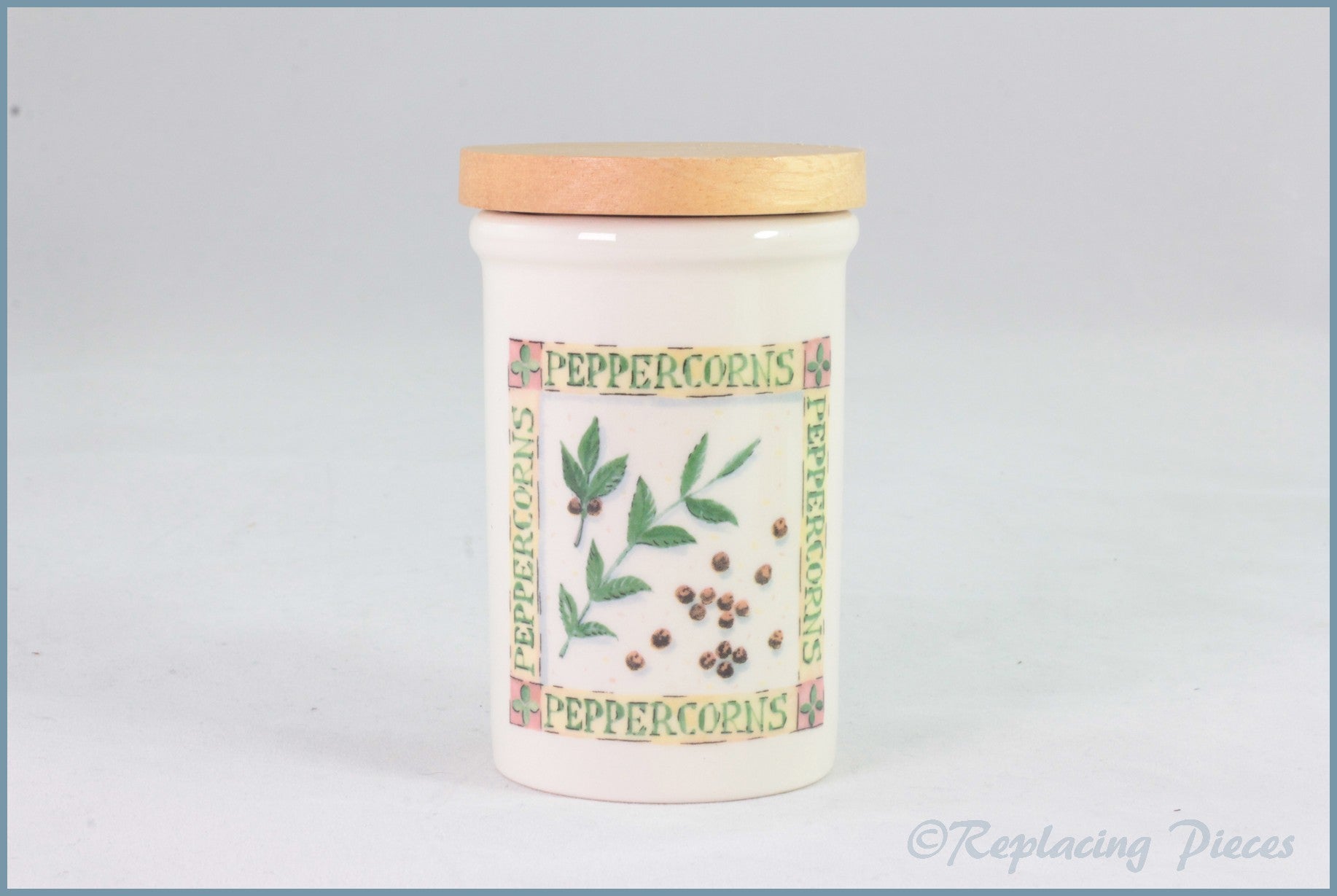 Cloverleaf - Antique Herbs - Herb Jar (Peppercorns)