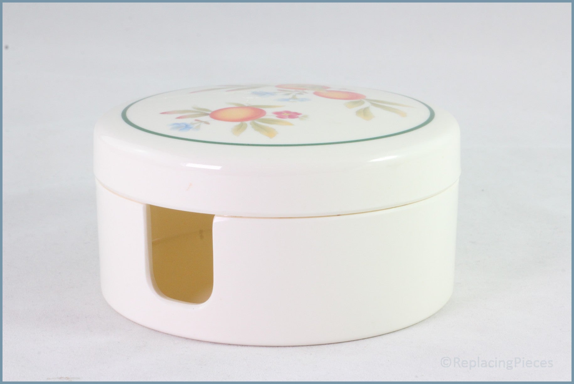 Cloverleaf - Peaches & Cream - Melamine Coaster Holder (Round)