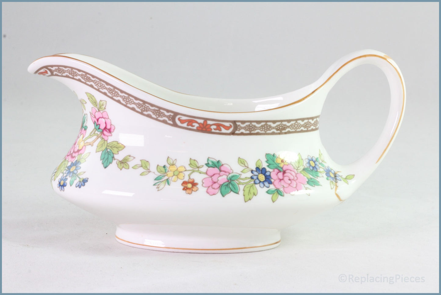 Coalport - Flower Of Tibet - Gravy Boat