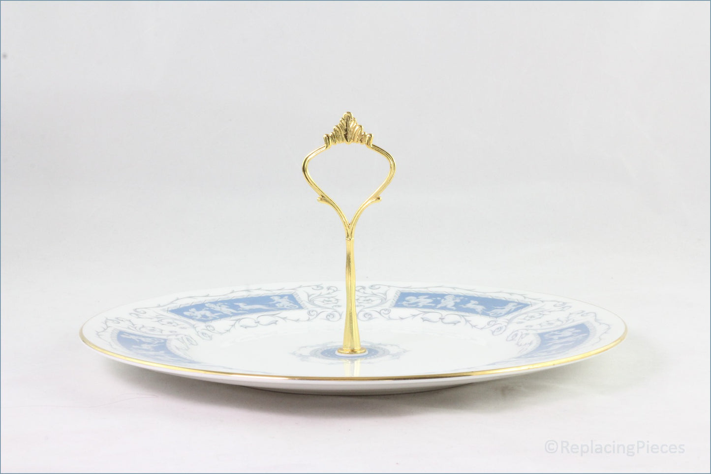 Coalport - Revelry Blue - 1 Tier Cake Stand