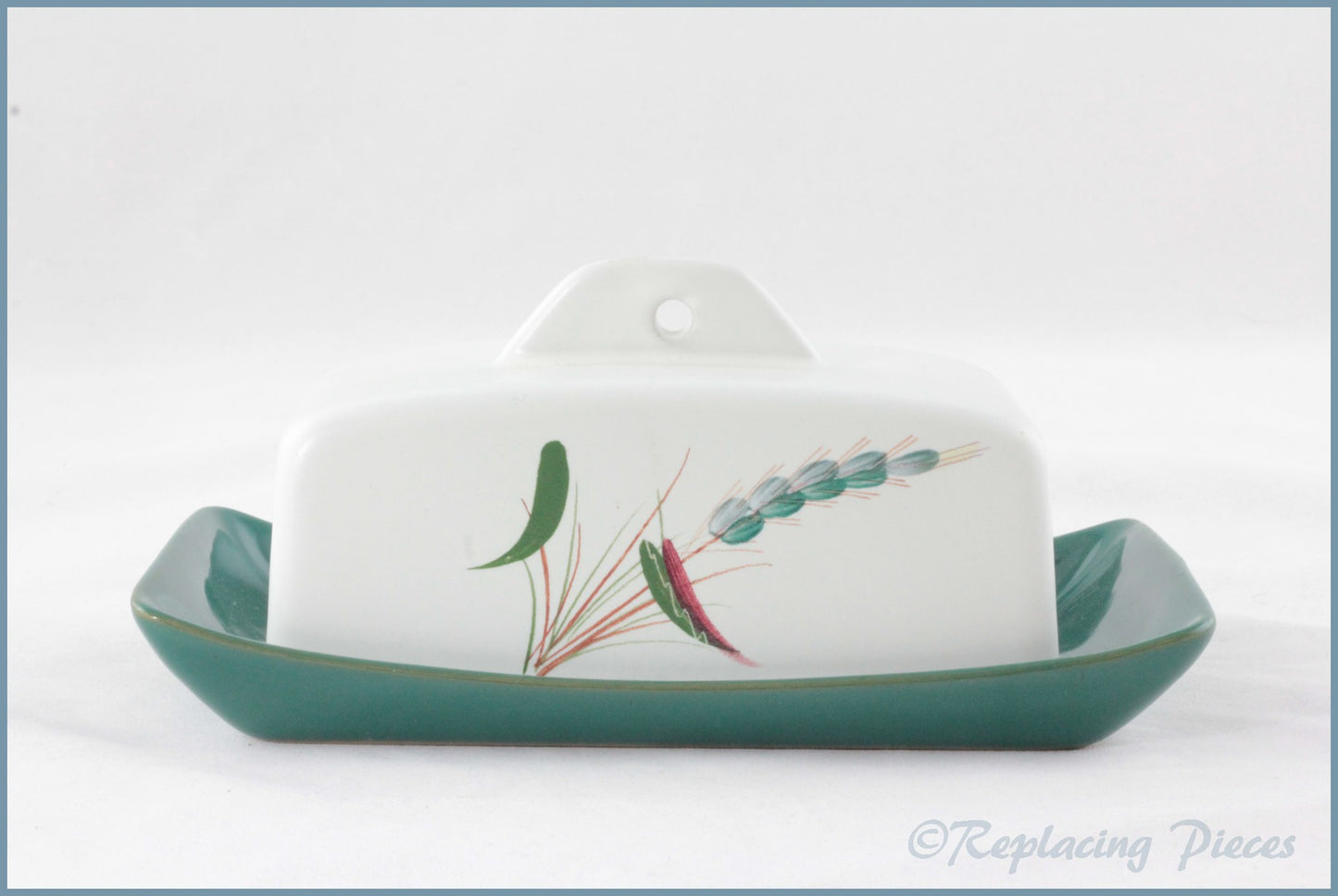 Denby - Greenwheat - Lidded Cheese Dish