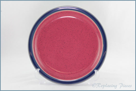 Denby - Harlequin - Dinner Plate (Blue Rim - Red Interior)