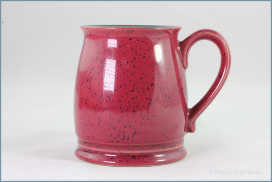 Denby - Harlequin - Mug (Tudor Shape - Green Inside, Red Outside)