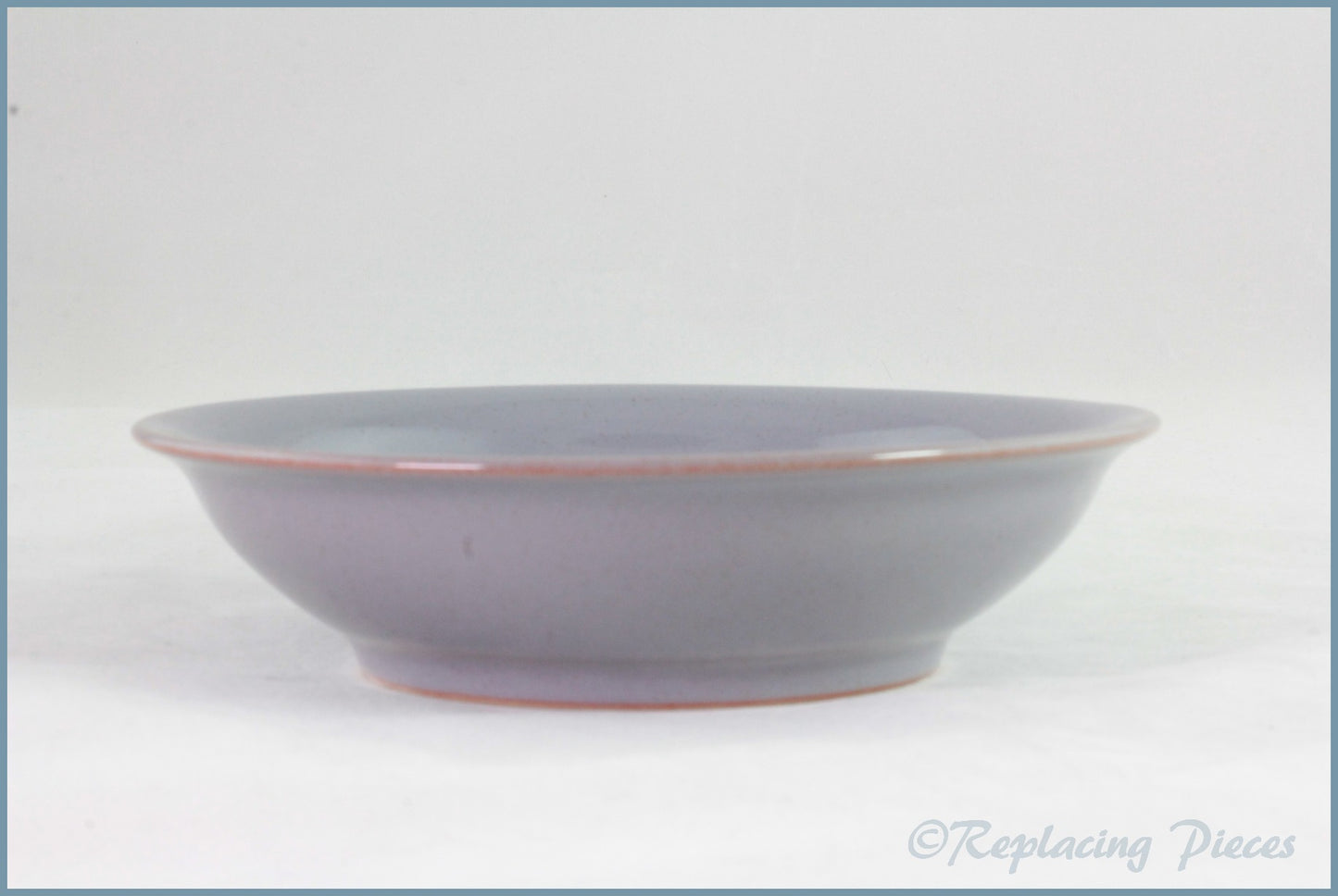 Denby - Heritage Lilac Heath - Large Shallow Bowl