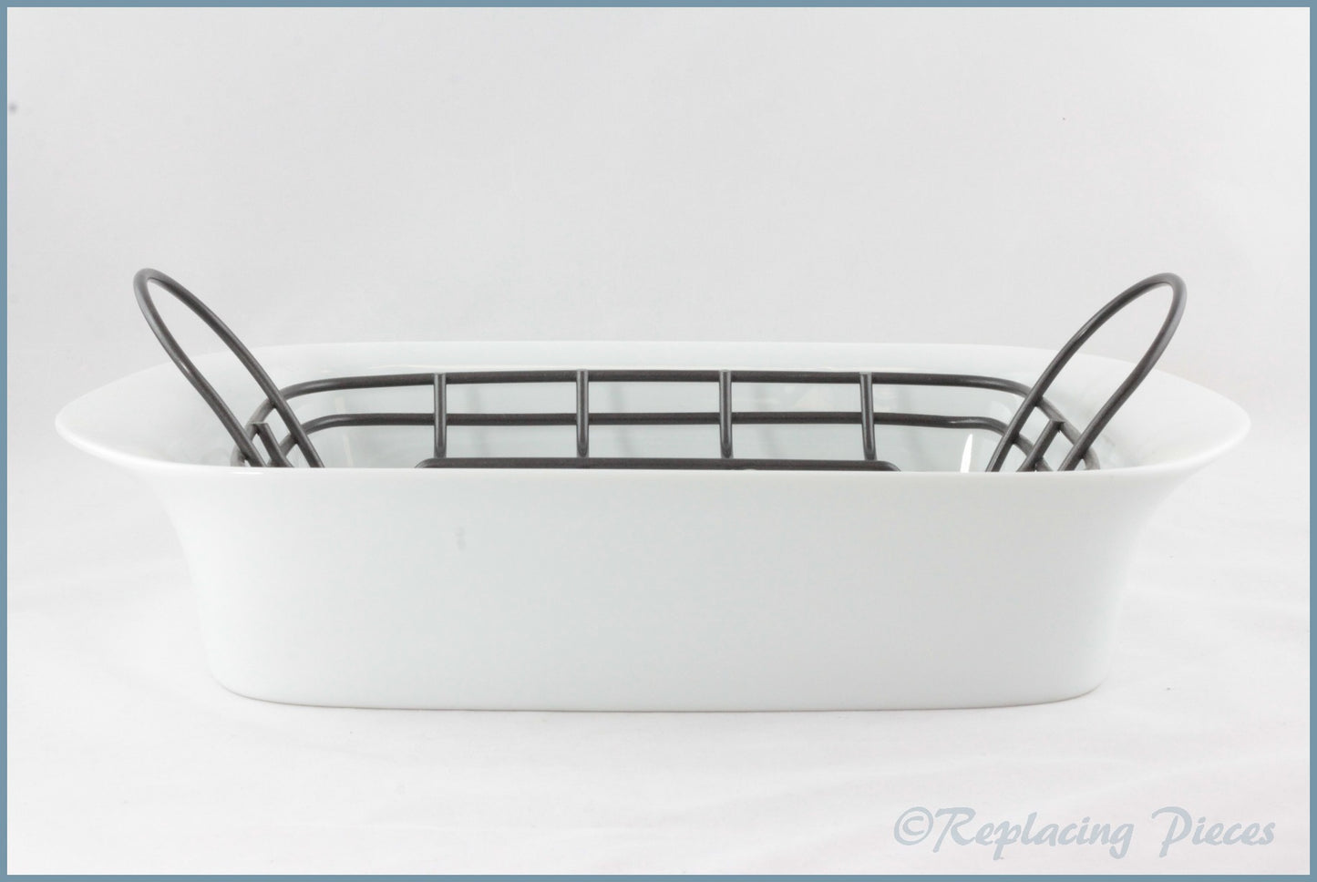 Denby - James Martin - Cook - 16 3/4" Oblong Roaster With Rack