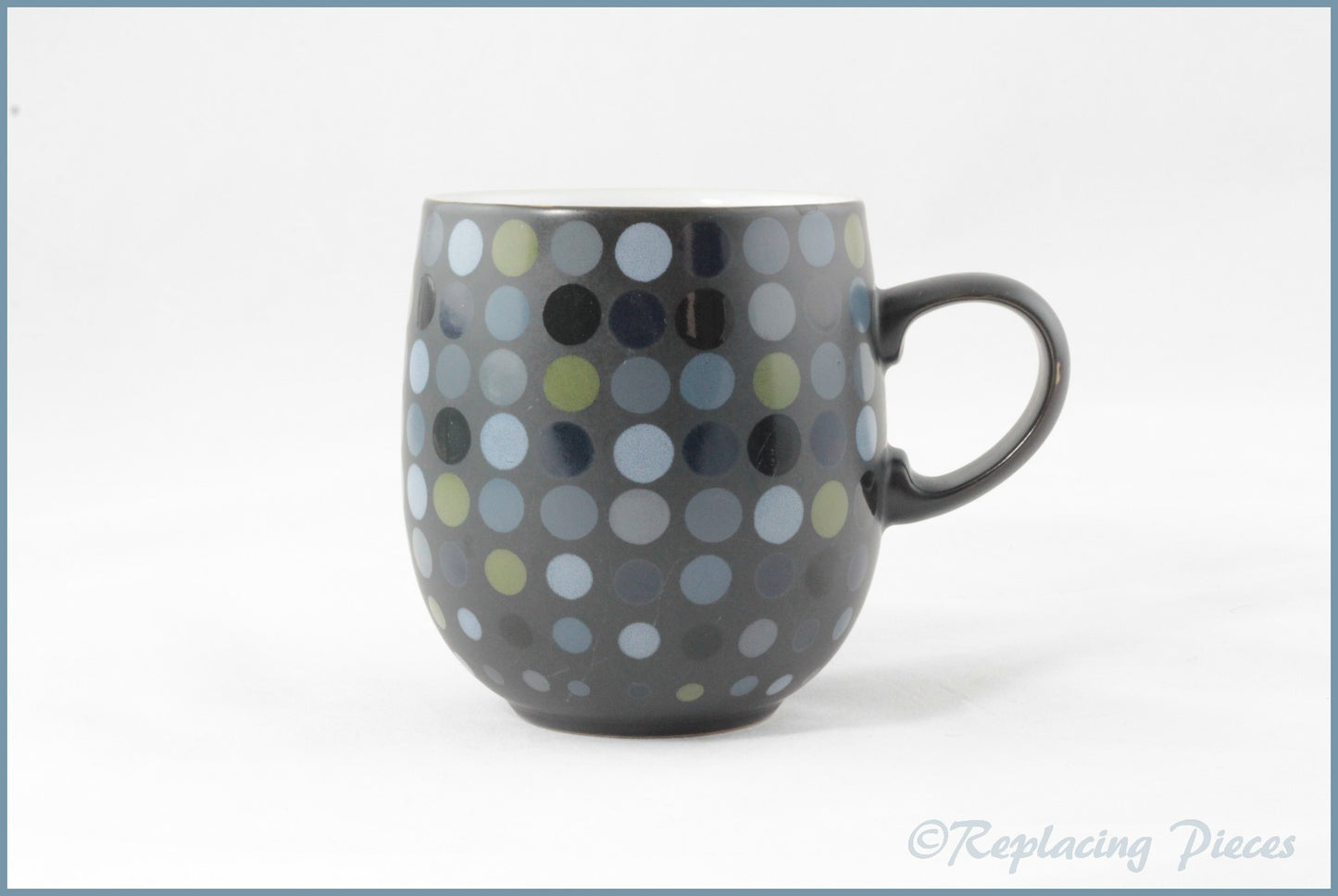 Denby - Jet - Large Curve Mug (Dots)
