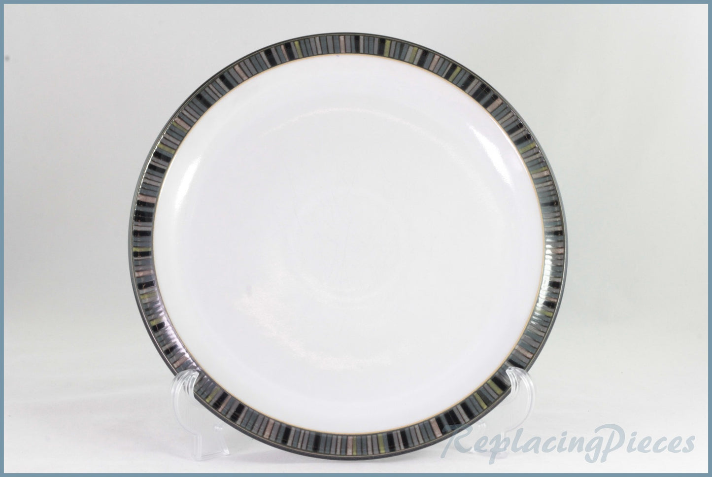 Denby - Jet - 8 7/8" Salad Plate (Stripes)