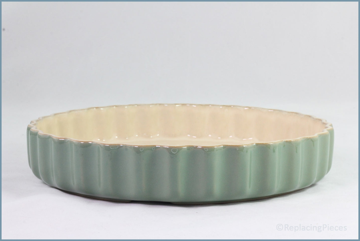 Denby - Manor Green - 9 3/4" Flan Dish