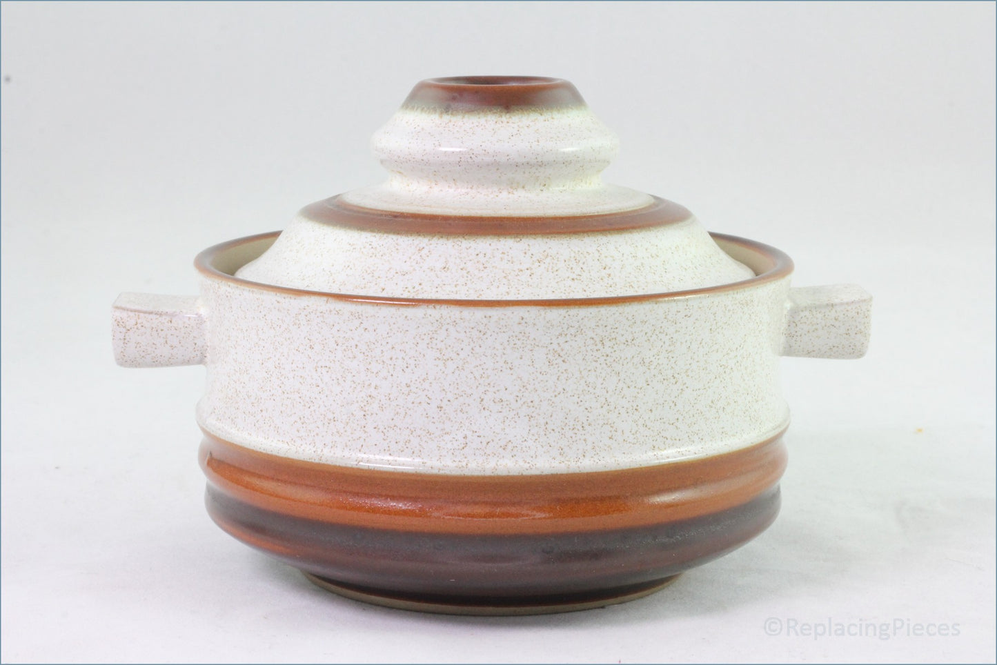 Denby - Potters Wheel (Tan) - Lidded Soup Bowl