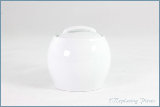 Denby - White - Lidded Sugar Bowl