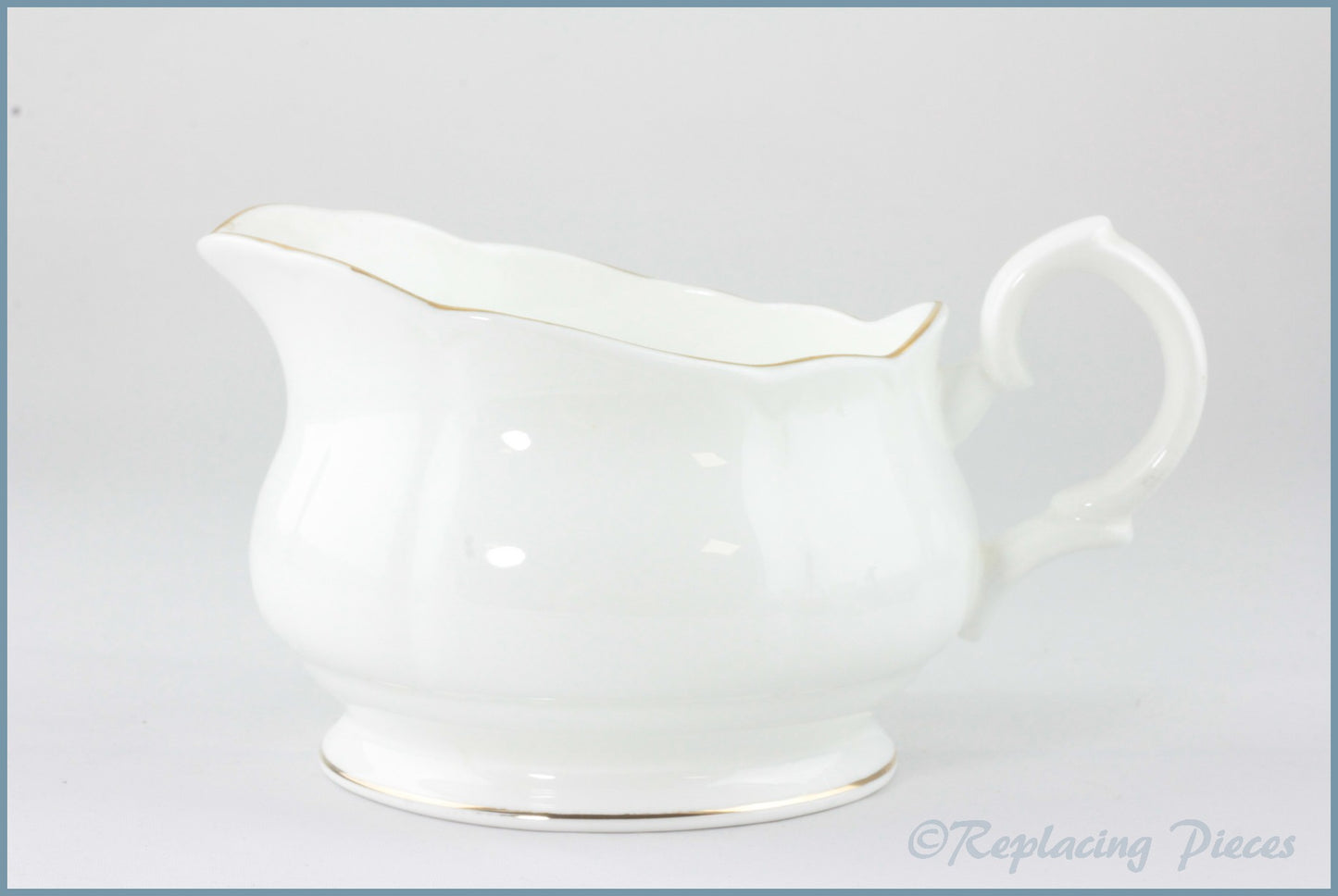 Duchess - White & Gold - Gravy Jug