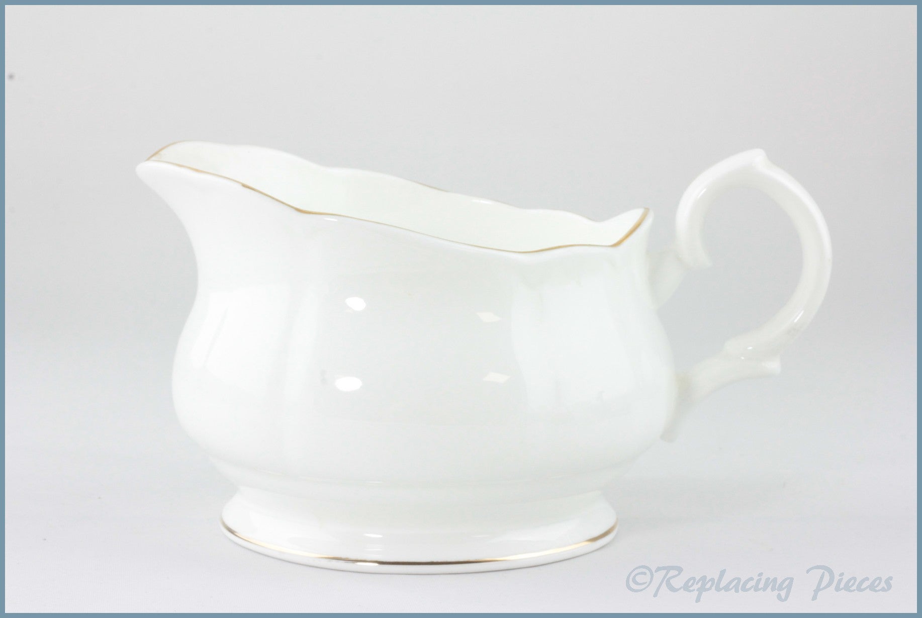 Duchess - White & Gold - Gravy Jug