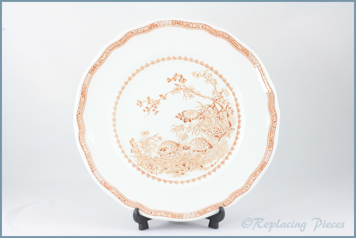 Furnivals - Quail (Brown) - Dinner Plate