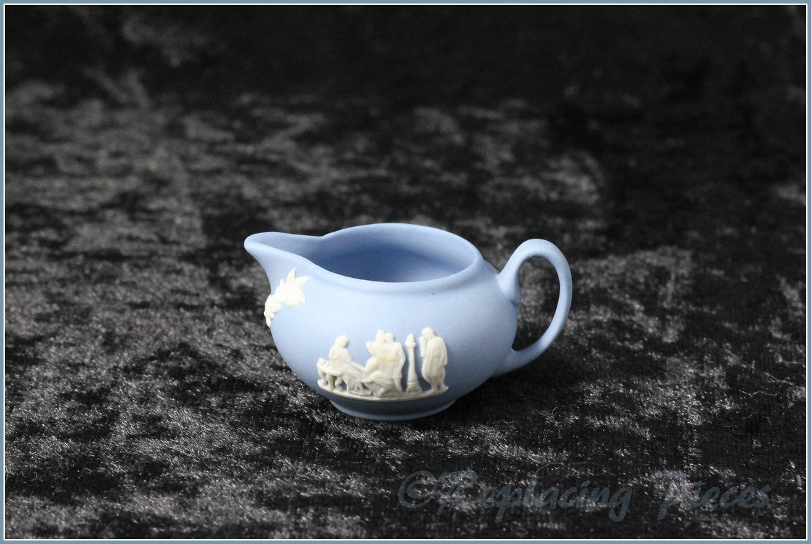 Wedgwood - Jasperware - Pale Blue - Miniature Tea Set