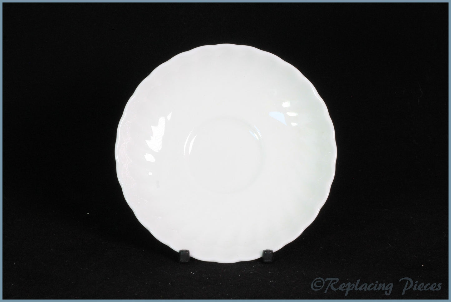 Minton - White Fife - Coffee Saucer