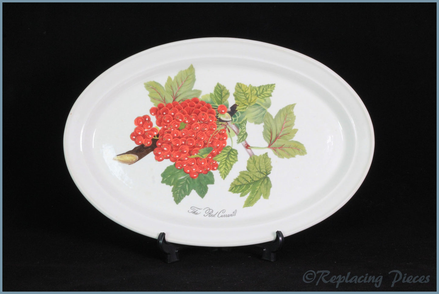Portmeirion - Pomona - 11" Oval Plate (Redcurrant)