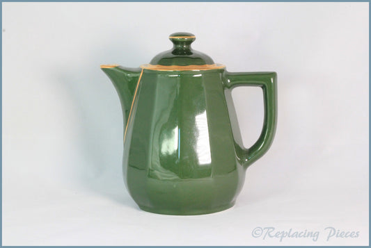 Apilco - Bistro (Green & Gold) - 1 3/4 Pint Coffee Pot