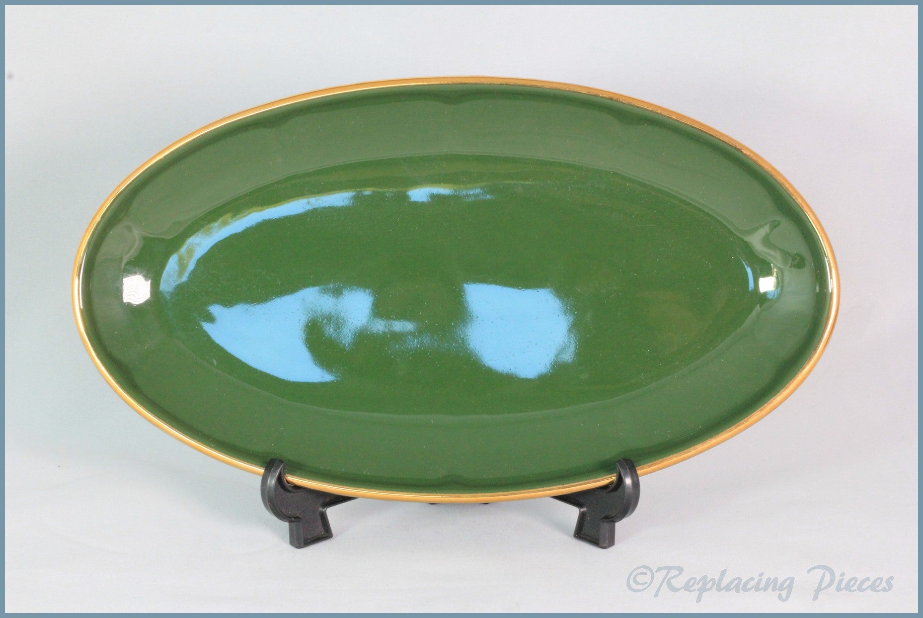 Apilco - Bistro (Green & Gold) - Cruet Stand