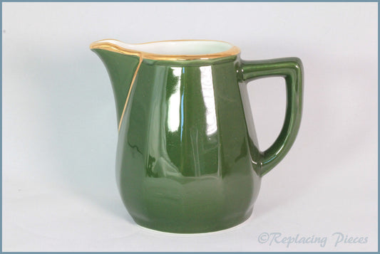 Apilco - Bistro (Green & Gold) - 1/2 Pint Milk Jug