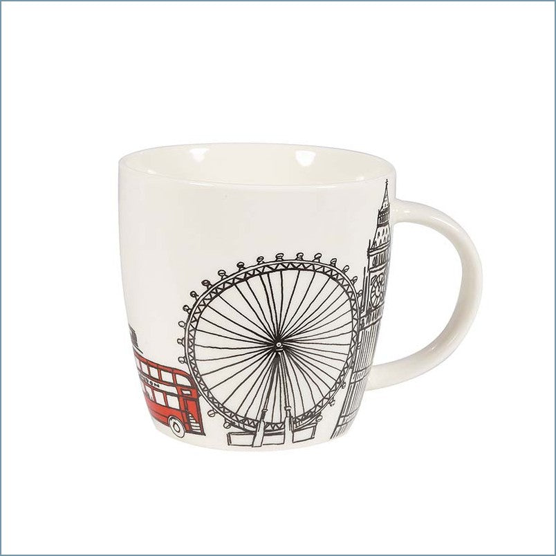 James Sadler For Queens - London Life Scenes Squash Mug - New