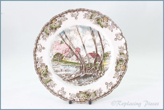 Johnson Brothers - The Friendly Village - 8" Salad Plate (Willow By The Brook)
