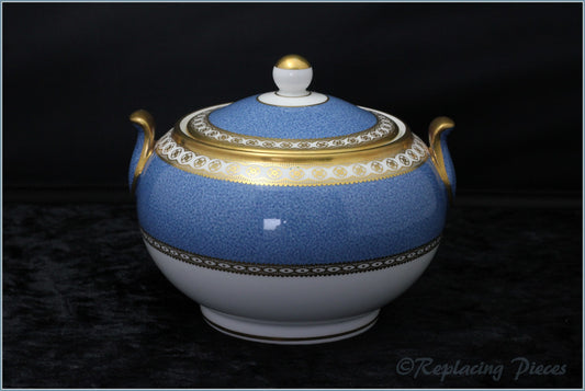 Wedgwood - Ulander (Powder Blue) - Lidded Sugar Bowl