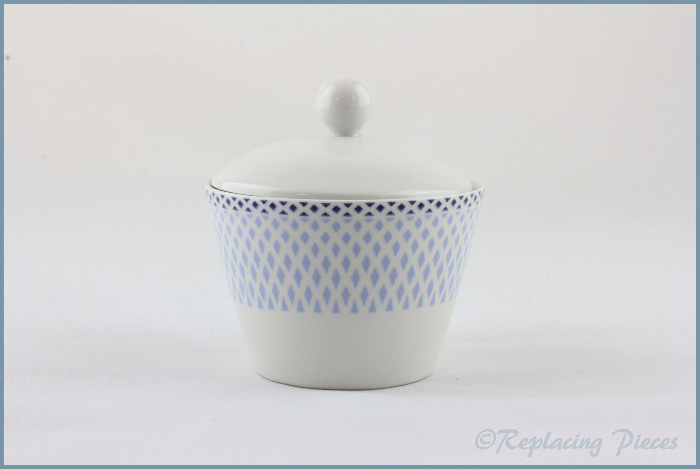 Royal Worcester - Azure - Lidded Sugar Bowl