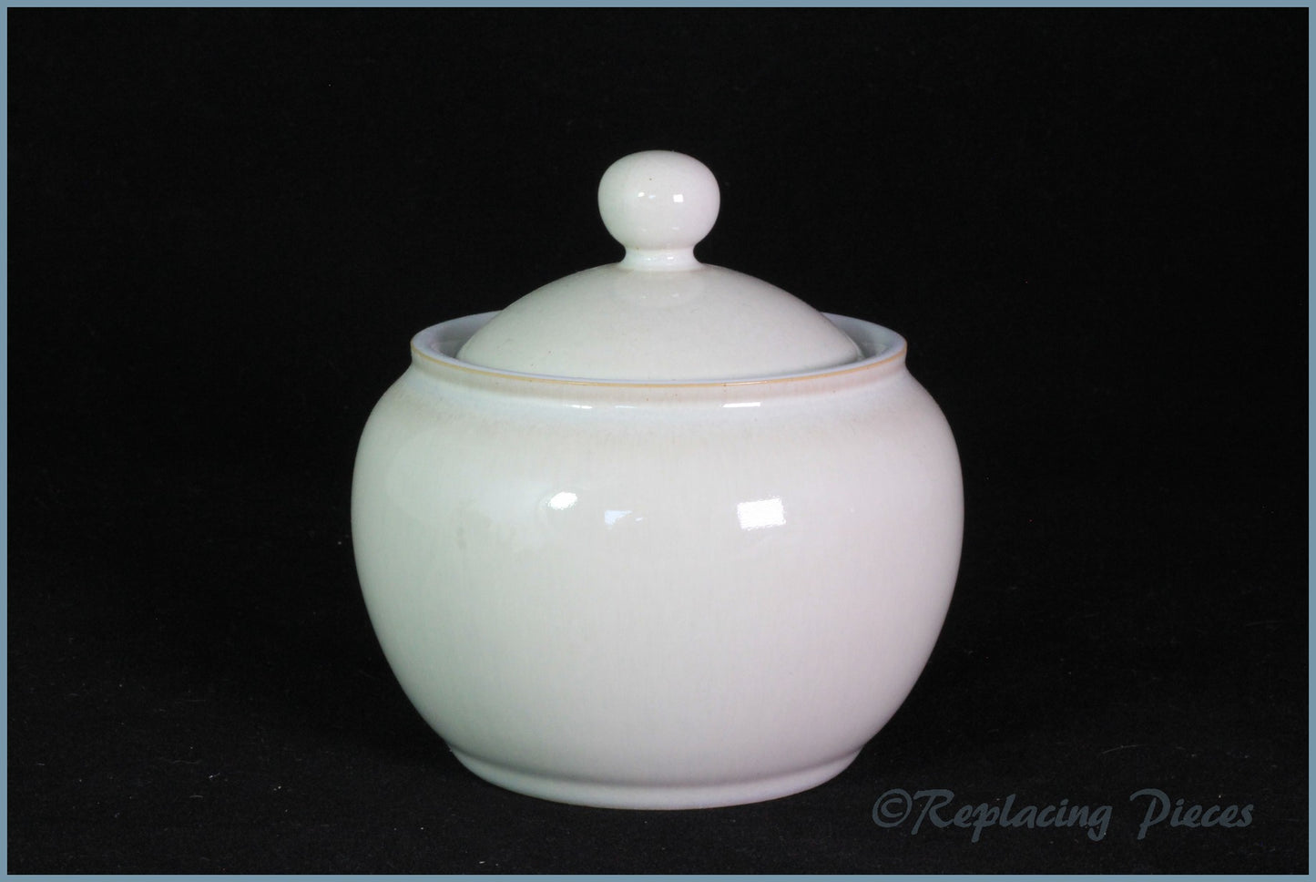 Denby - Linen - Lidded Sugar Bowl