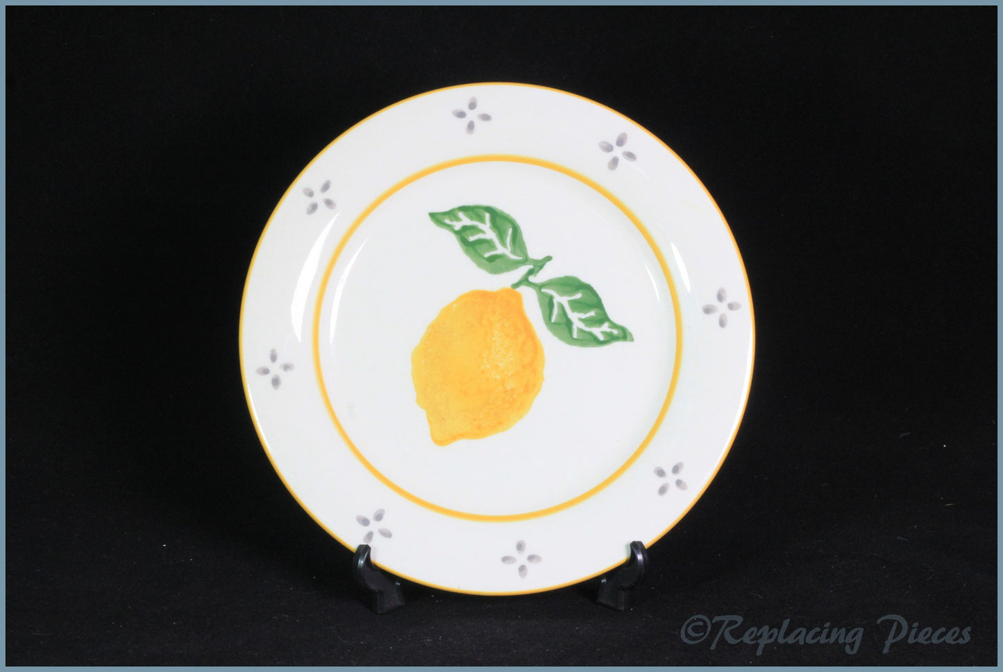 Laura Ashley - Summer Fruits - 8" Salad Plate (Lemon)