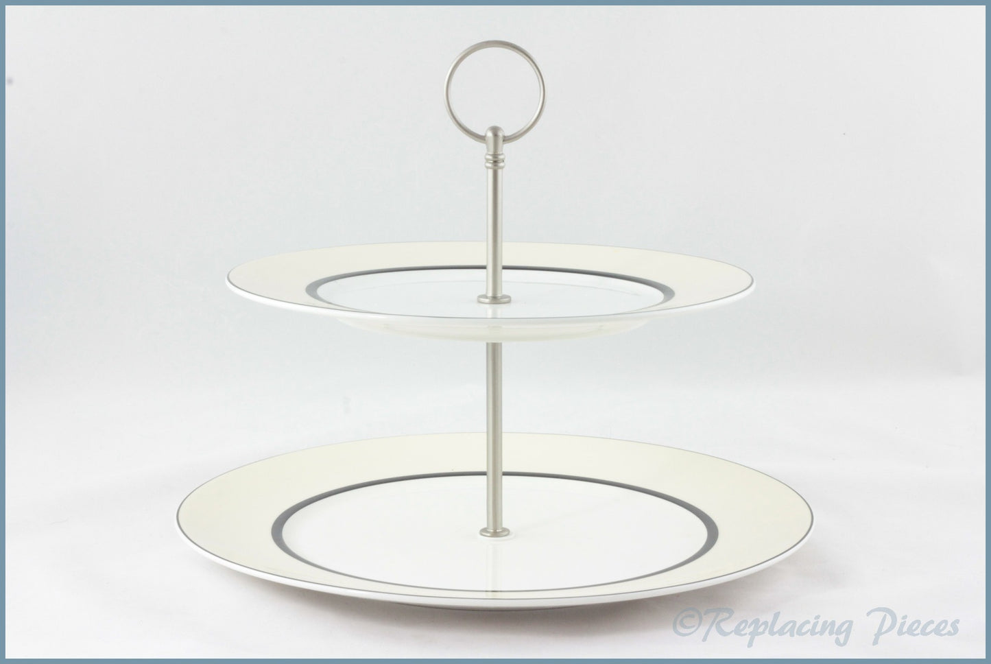 Marks & Spencer - Manhattan (Cream) - 2 Tiered Cake Stand