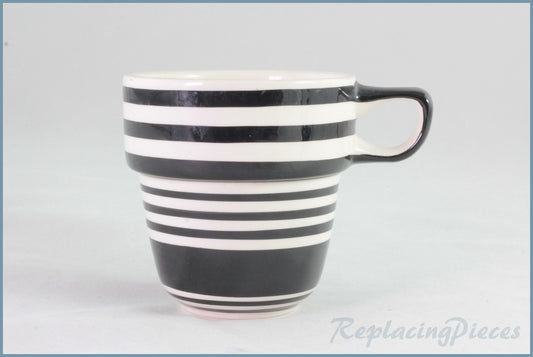 Marks & Spencer - Stacking Mugs - Black & White Stripe
