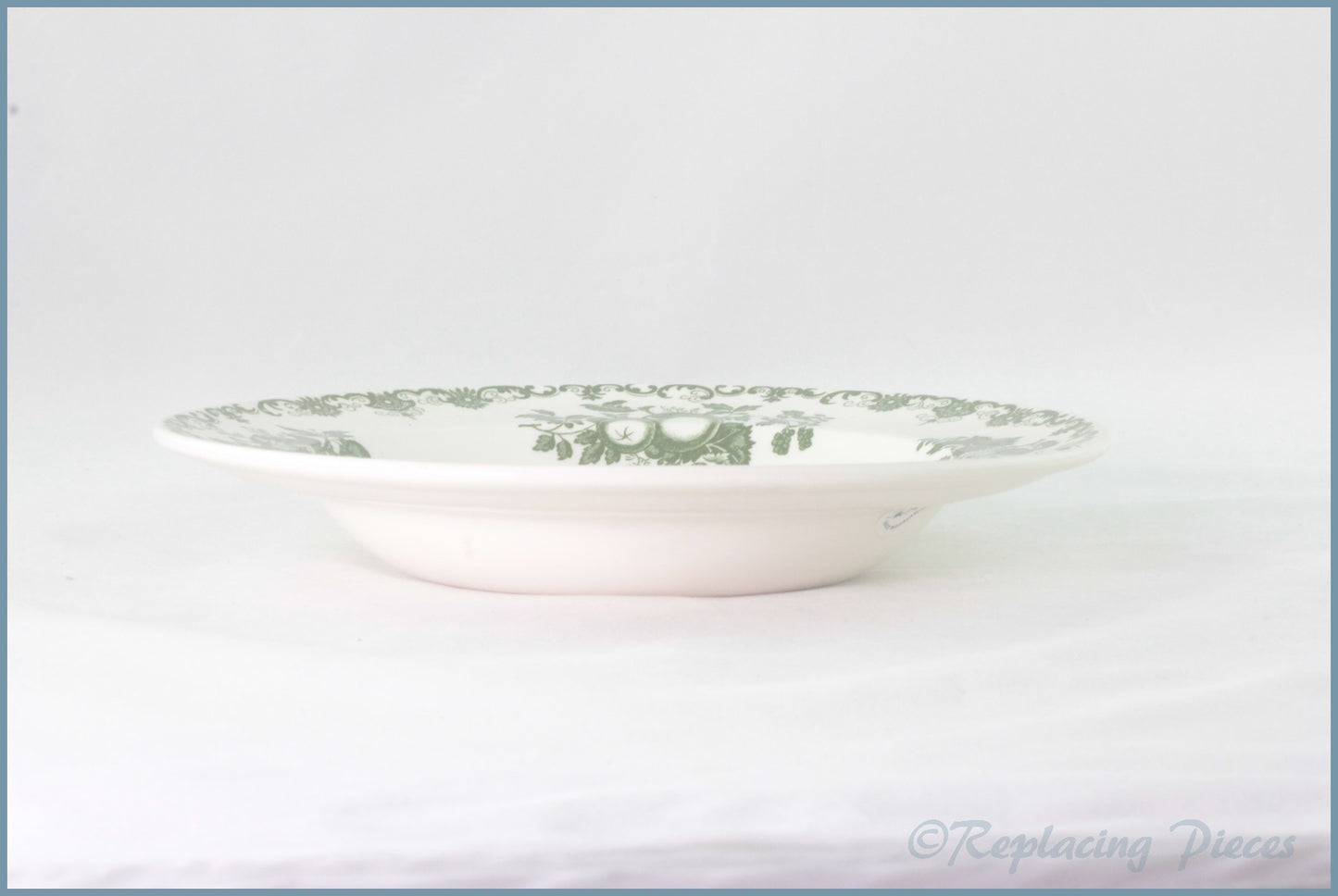 Masons - Fruit Basket (Green) - 8 7/8" Rimmed Bowl