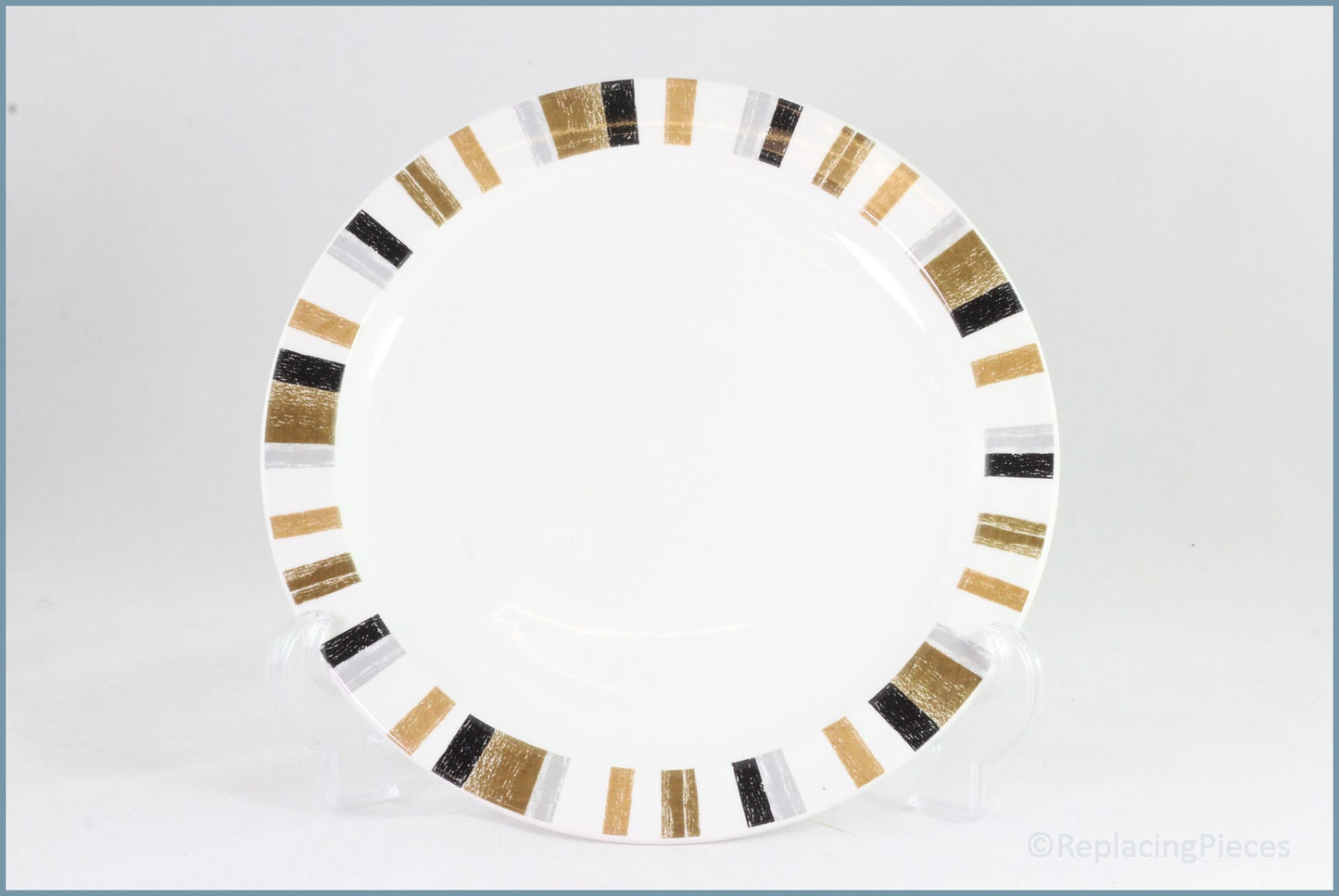 Midwinter - Queensbury Stripe - 8 7/8" Luncheon Plate